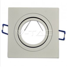 V-tac 1*GU10 Корпус Луна Квадрат Бял