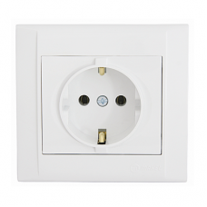 КОНТАКТ 16А БЯЛ DEFNE MAKEL 